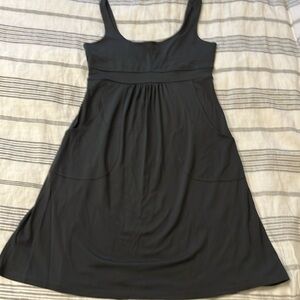 Susana Monaco dress in charcoal grey, Size Medium, nylon with lycra